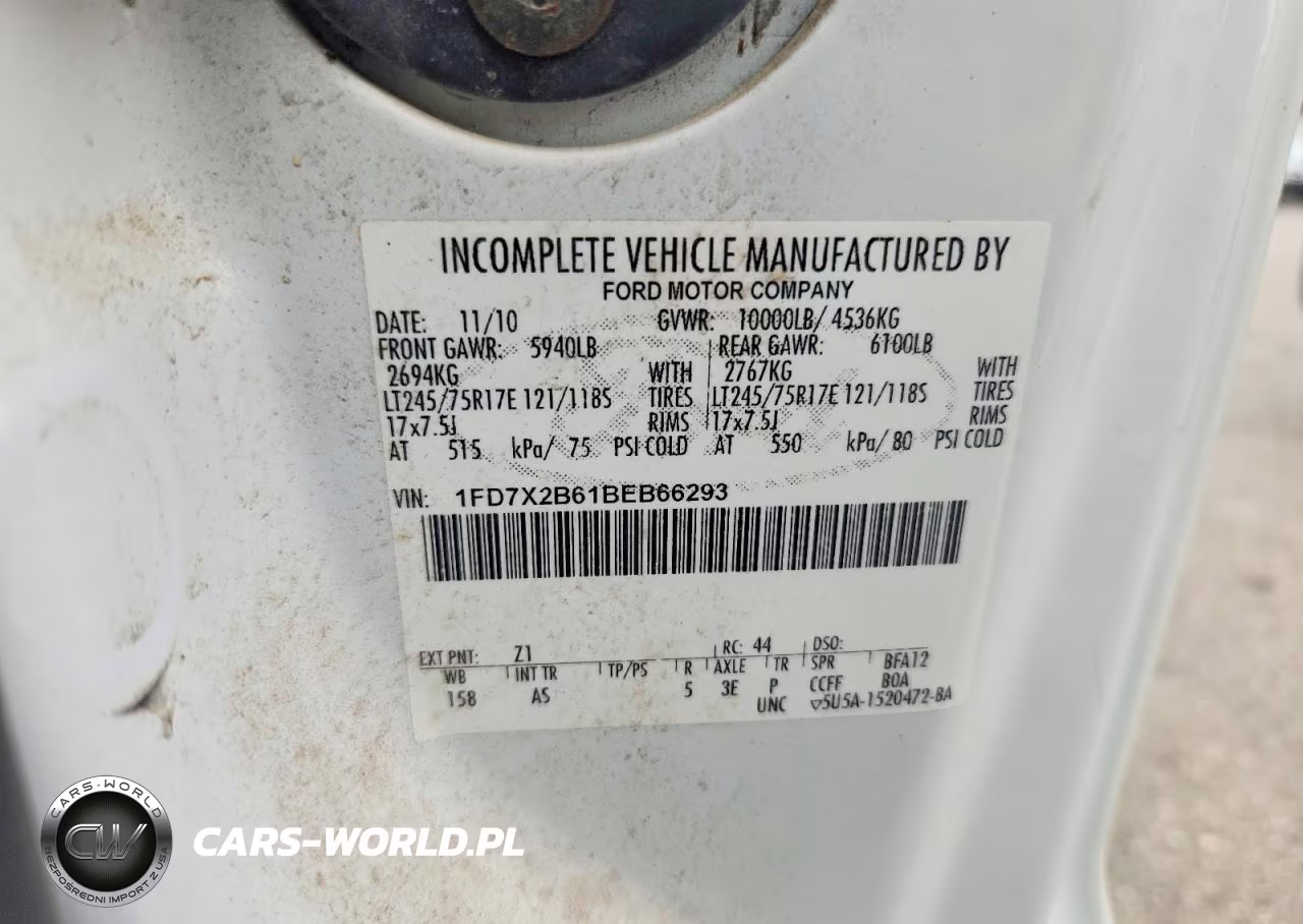 2011 Ford F250 Super Duty VIN:1FD7X2B61BEB66293 - 12