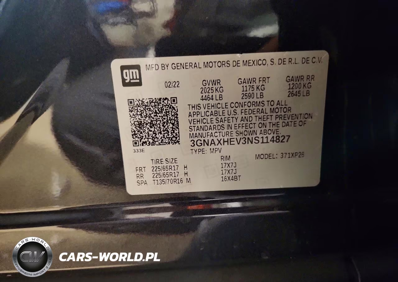 2022 Chevrolet Equinox Ls VIN:3GNAXHEV3NS114827 - 12