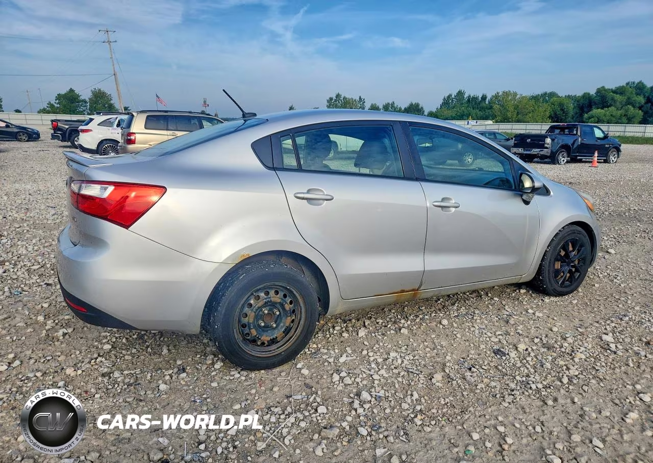 2013 Kia Rio Lx VIN:KNADM4A35D6159487 - 3