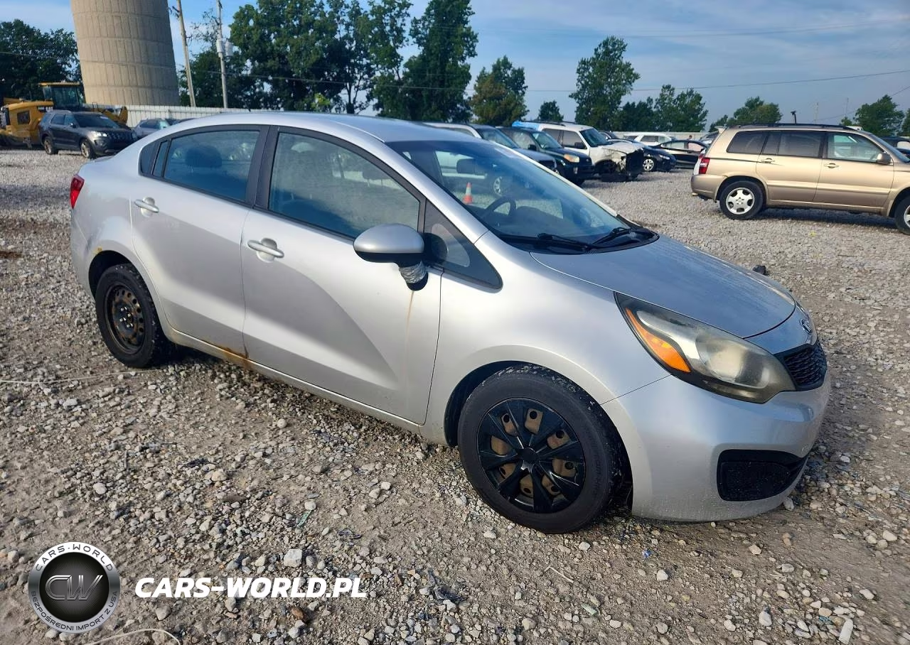 2013 Kia Rio Lx VIN:KNADM4A35D6159487 - 4
