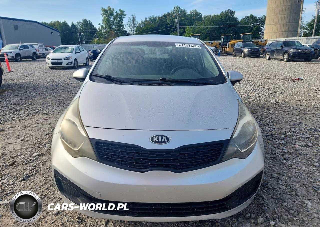 2013 Kia Rio Lx VIN:KNADM4A35D6159487 - 5