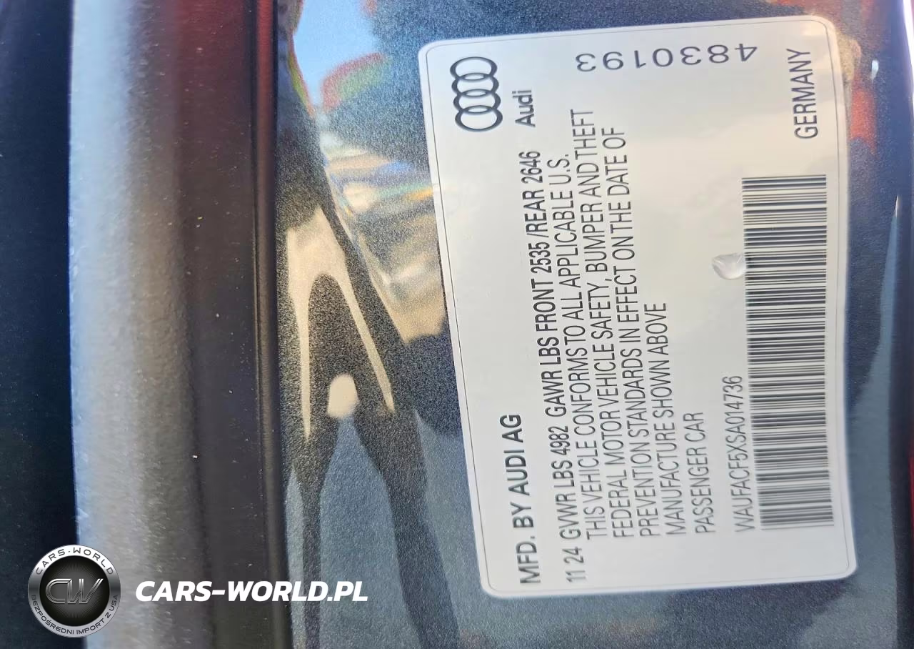 2025 Audi A5 Premium Plus 45 VIN:WAUFACF5XSA014736 - 12