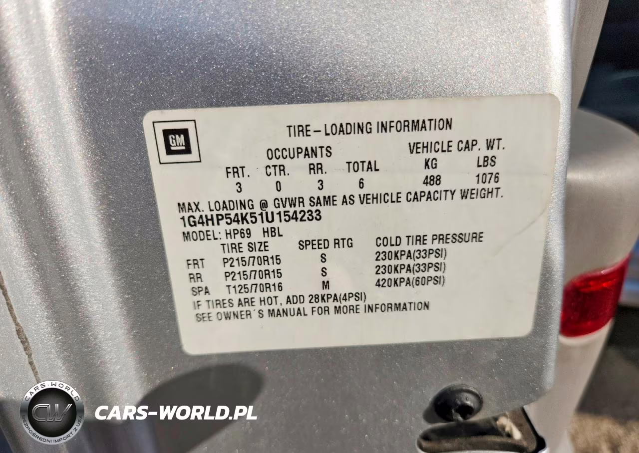 2001 Buick Lesabre Custom VIN:1G4HP54K51U154233 - 12