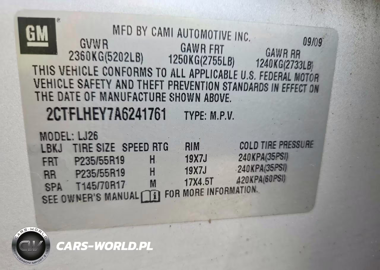 2010 GMC Terrain Slt VIN:2CTFLHEY7A6241761 - 12