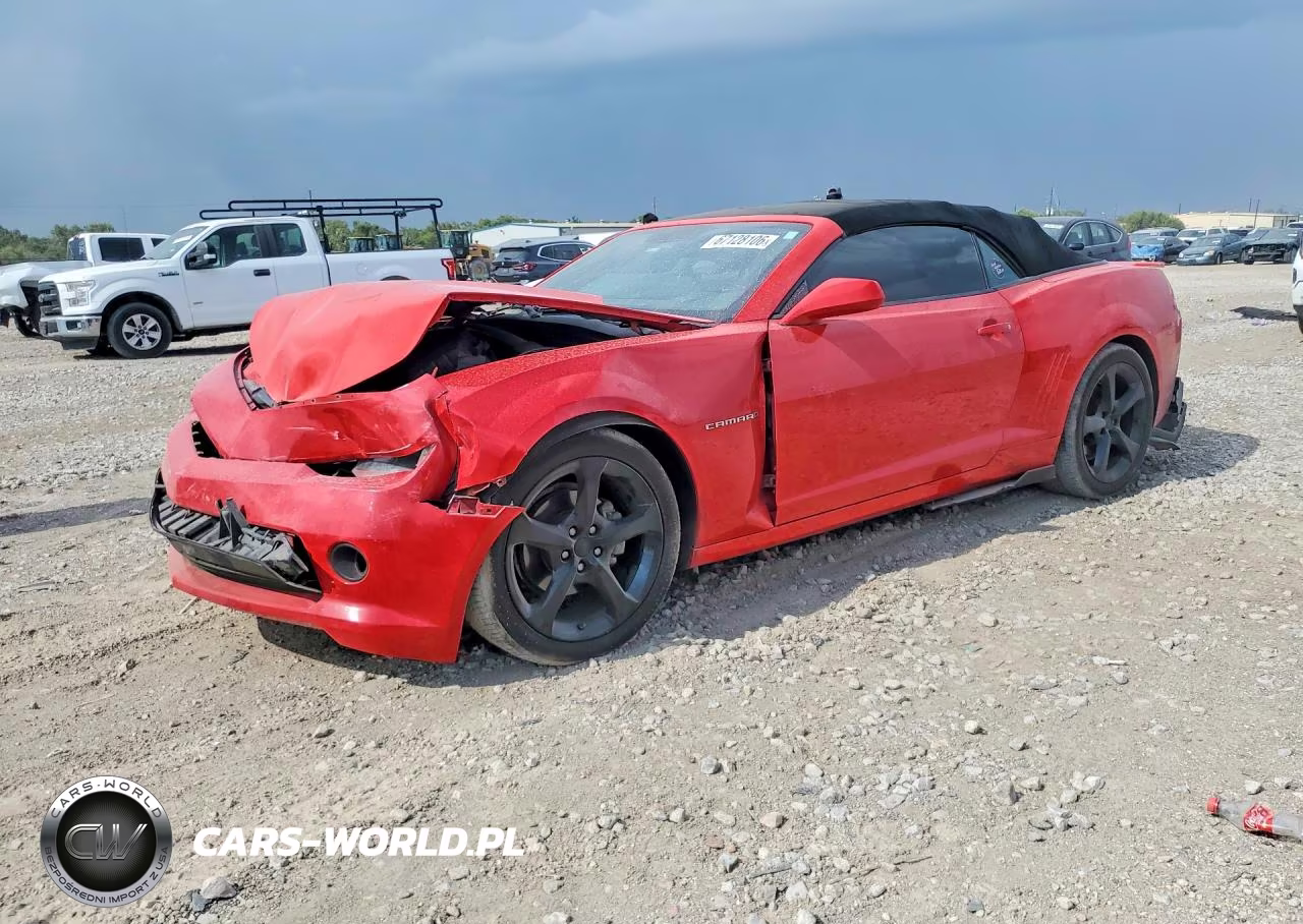 2015 Chevrolet Camaro Lt VIN:2G1FF3D33F9209478 - 1