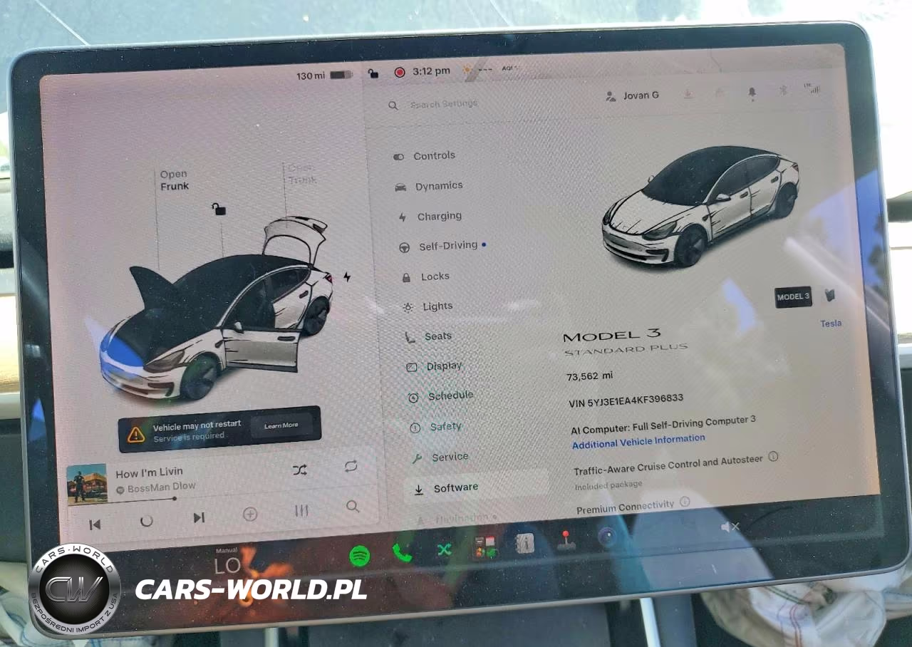 2019 Tesla Model 3 VIN:5YJ3E1EA4KF396833 - 9