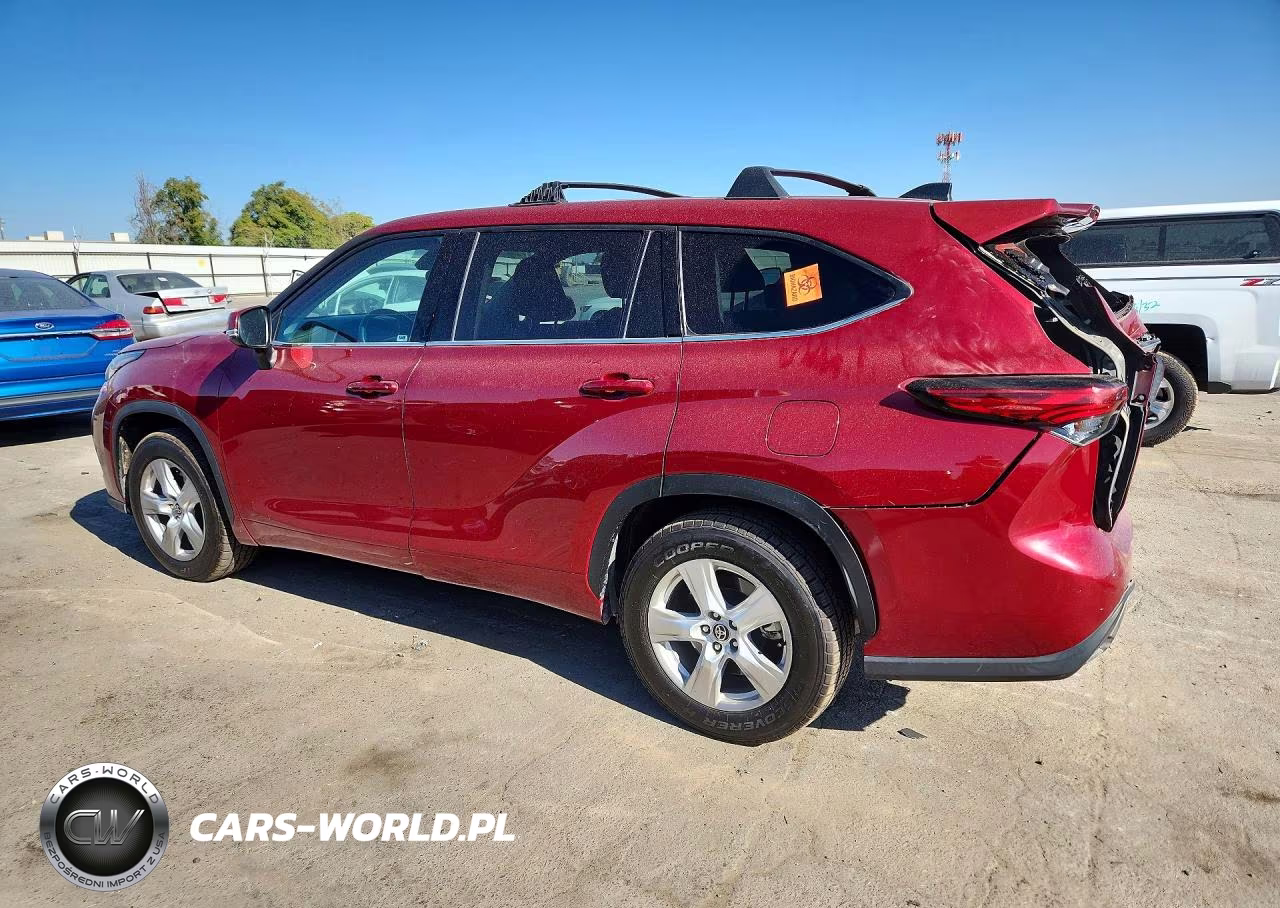 2022 Toyota Highlander Le VIN:5TDZZRAHXNS555032 - 2