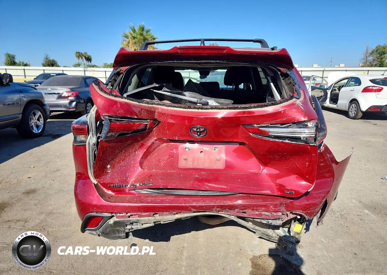 2022 Toyota Highlander Le VIN:5TDZZRAHXNS555032 - 6
