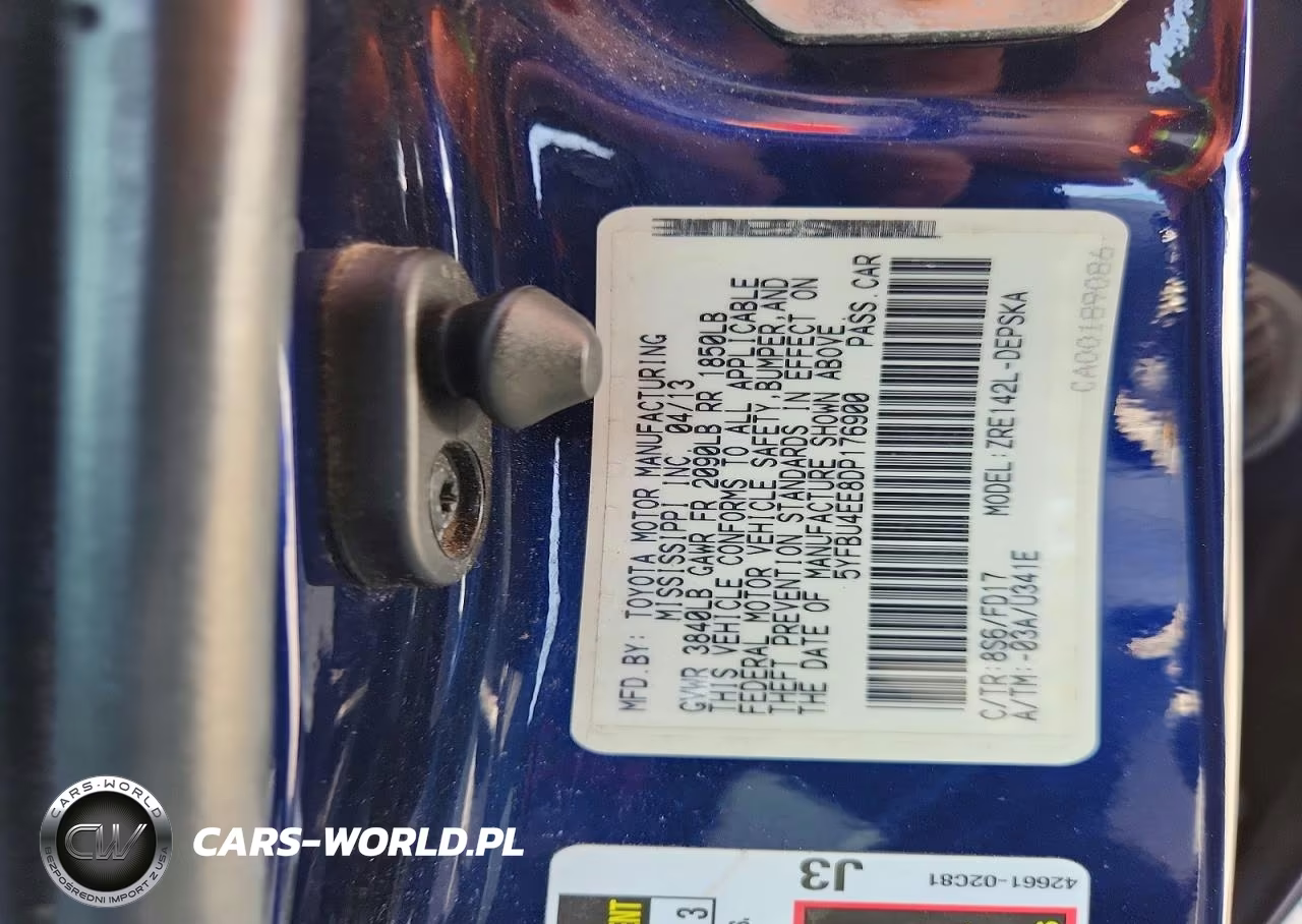 2013 Toyota Corolla S VIN:5YFBU4EE8DP176900 - 12