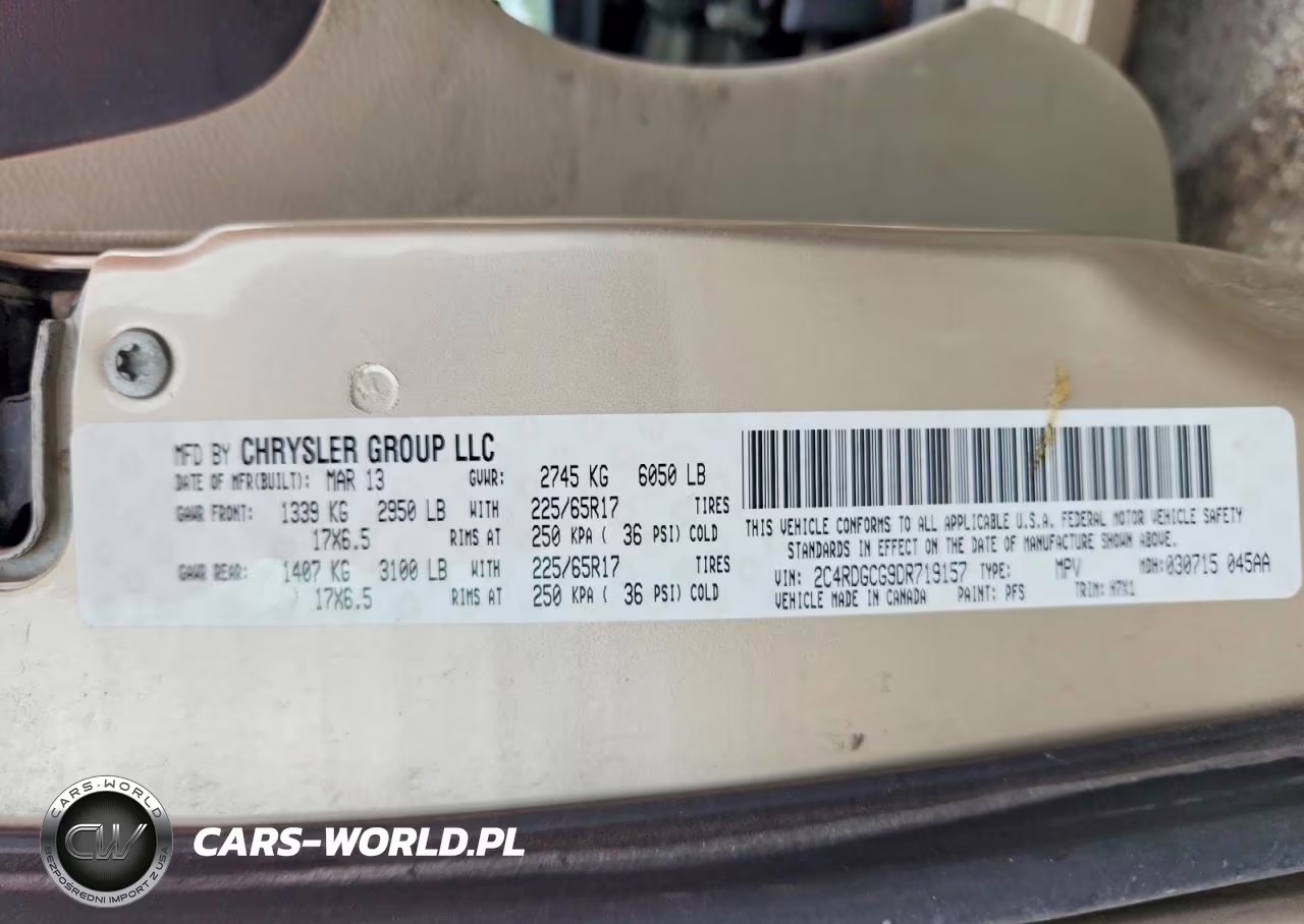 2013 Dodge Grand Caravan Sxt VIN:2C4RDGCG9DR719157 - 13