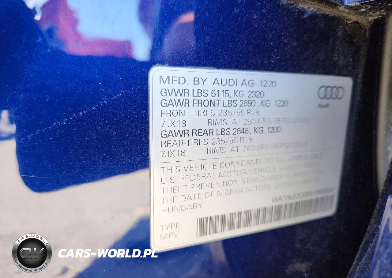 2021 Audi Q3 Premium 40 VIN:WA1AUCF39M1066889 - 13