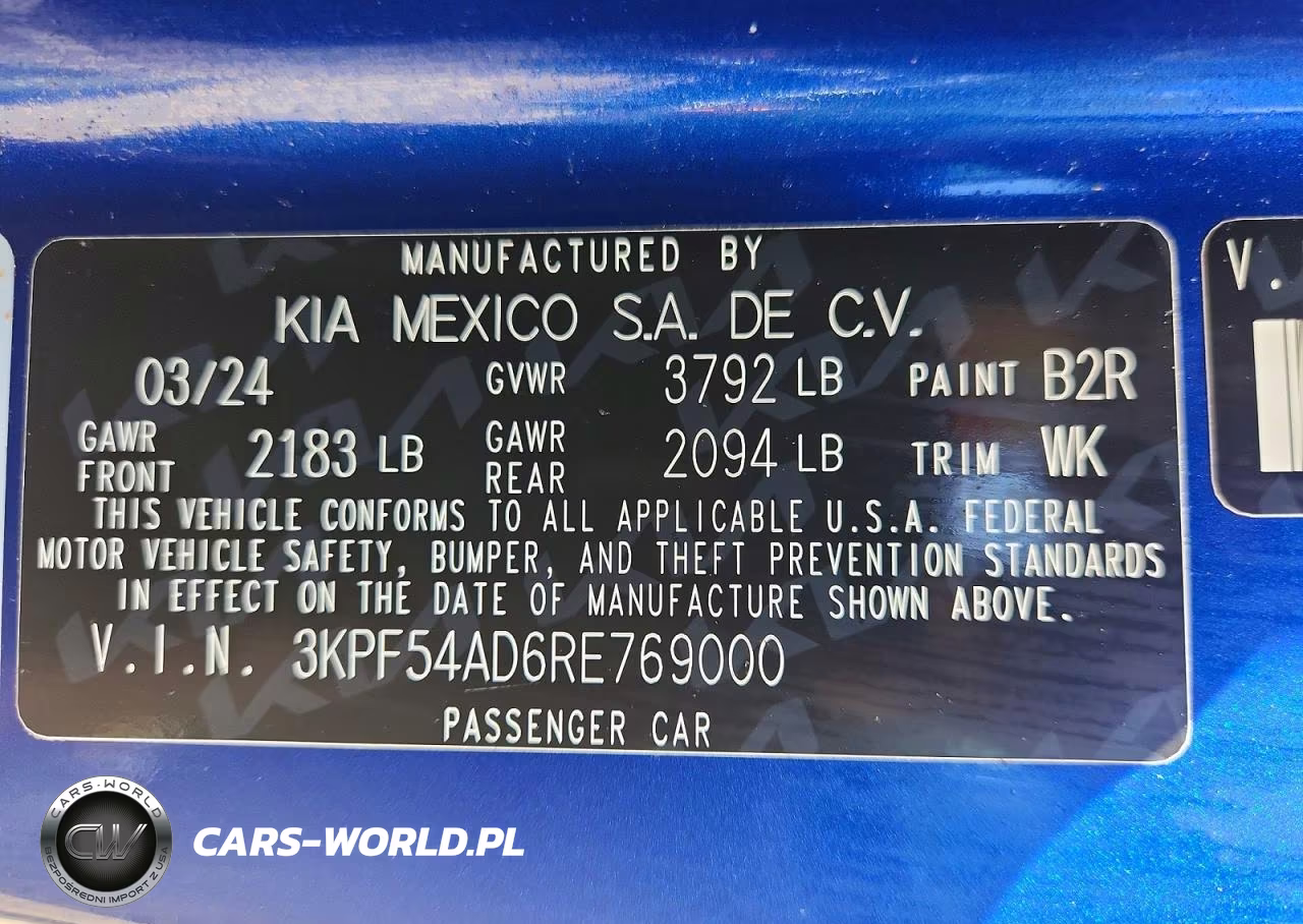 2024 Kia Forte Gt Line VIN:3KPF54AD6RE769000 - 13