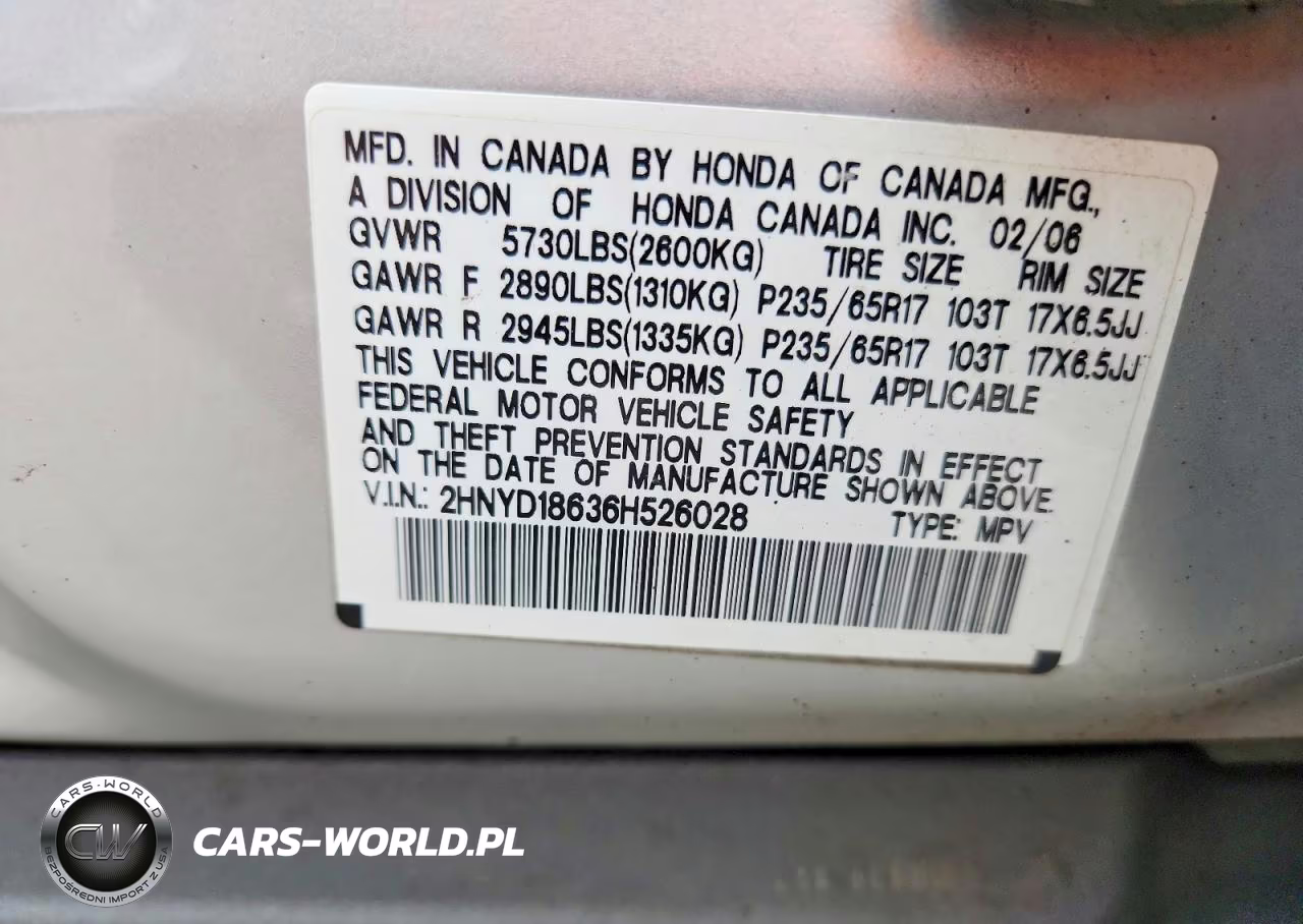 2006 Acura Mdx Touring VIN:2HNYD18636H526028 - 13