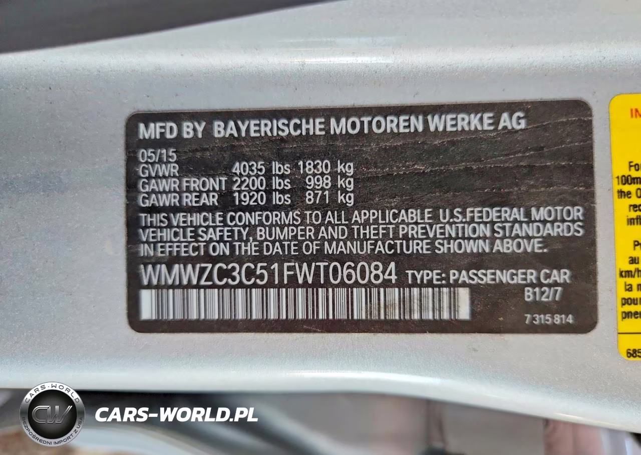 2015 Mini Cooper S Countryman VIN:WMWZC3C51FWT06084 - 12