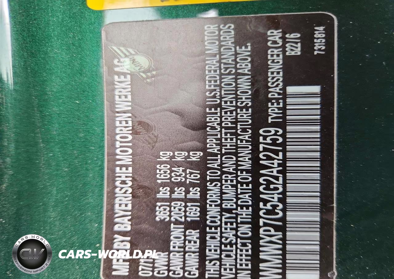 2016 Mini Cooper S VIN:WMWXP7C54G2A42759 - 12