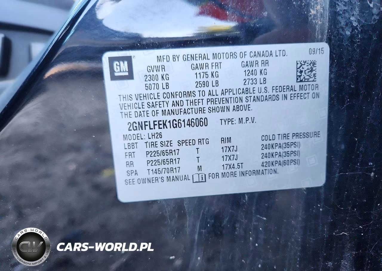 2016 Chevrolet Equinox Lt VIN:2GNFLFEK1G6146060 - 13