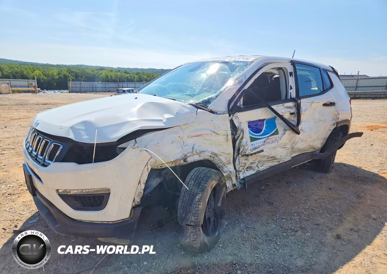 2018 Jeep Compass Sport VIN:3C4NJDABXJT207722 - 1