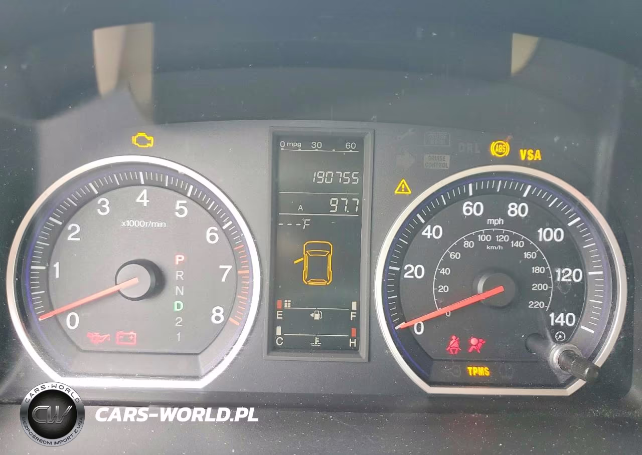 2008 Honda Cr-V Exl VIN:5J6RE48758L037020 - 9