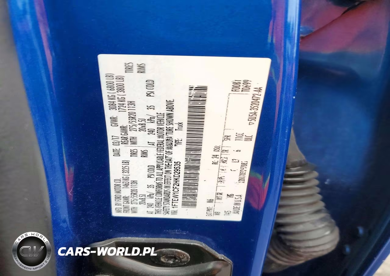 2017 Ford F150 Supercrew VIN:1FTEW1CF2HKD29535 - 12