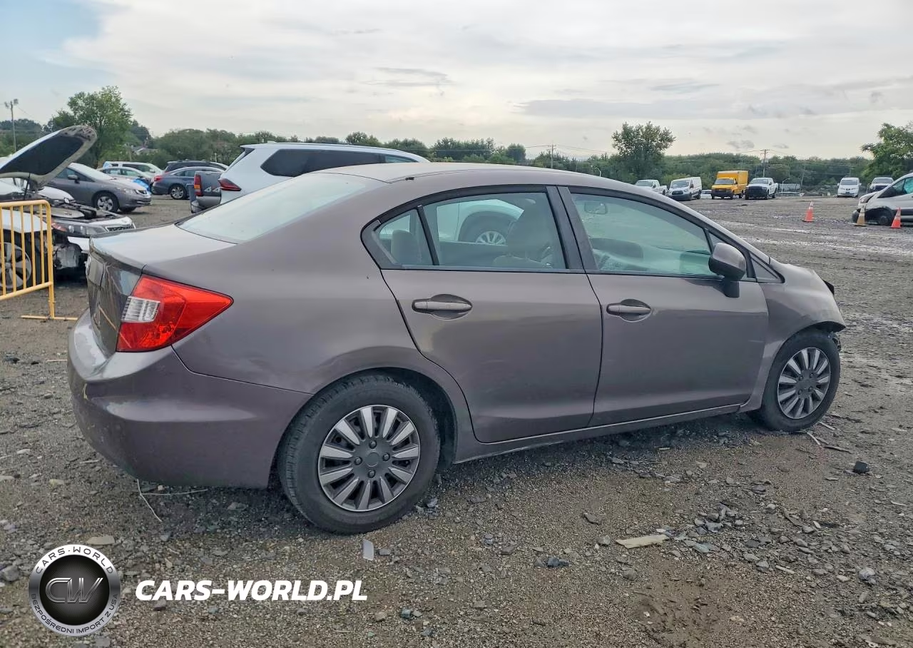 2012 Honda Civic Lx VIN:19XFB2F52CE106593 - 3