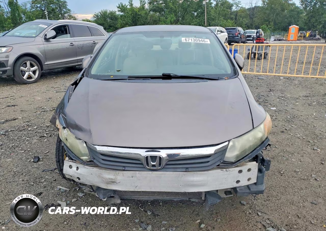 2012 Honda Civic Lx VIN:19XFB2F52CE106593 - 5