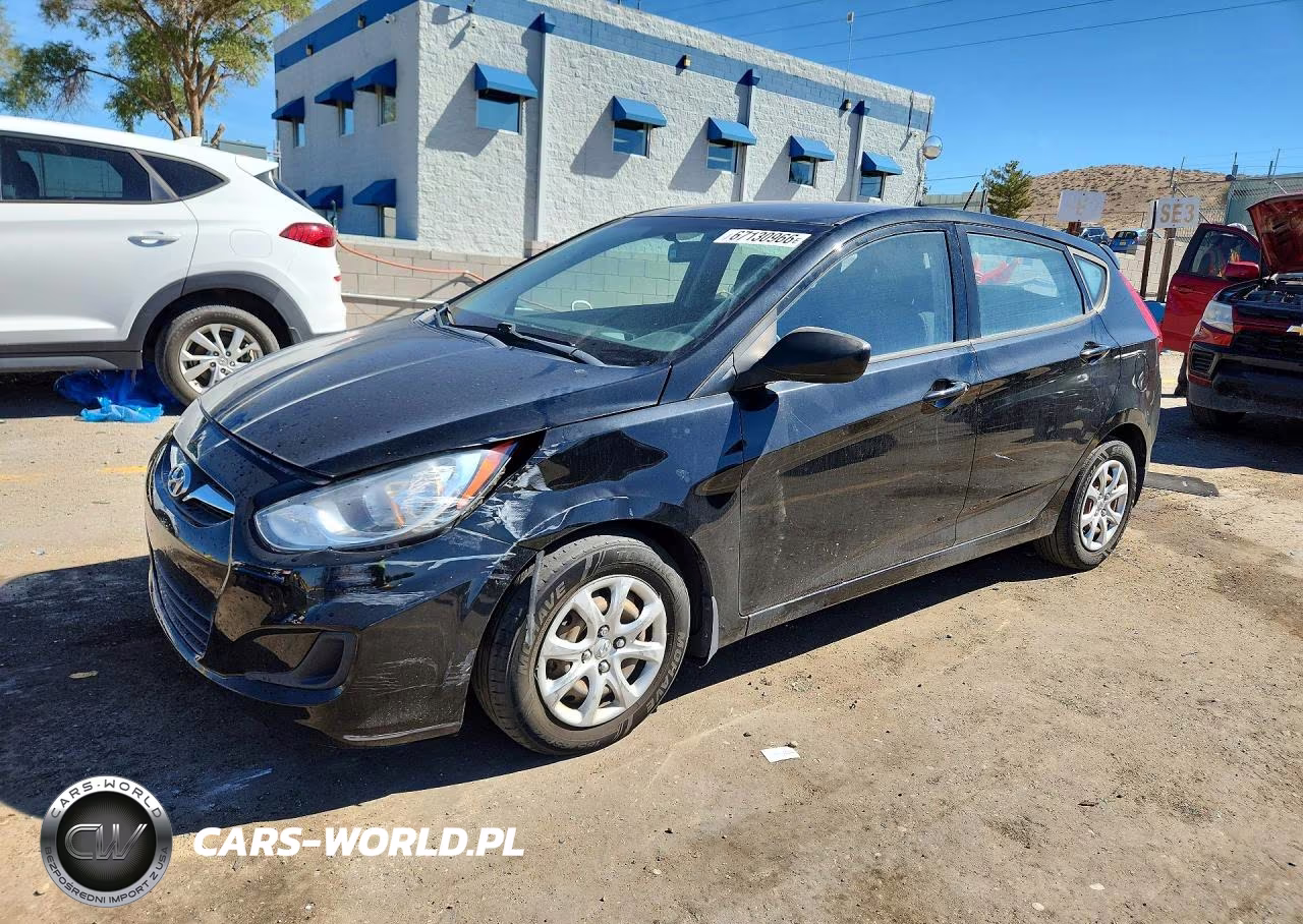 2012 Hyundai Accent Gs VIN:KMHCT5AEXCU014671 - 1