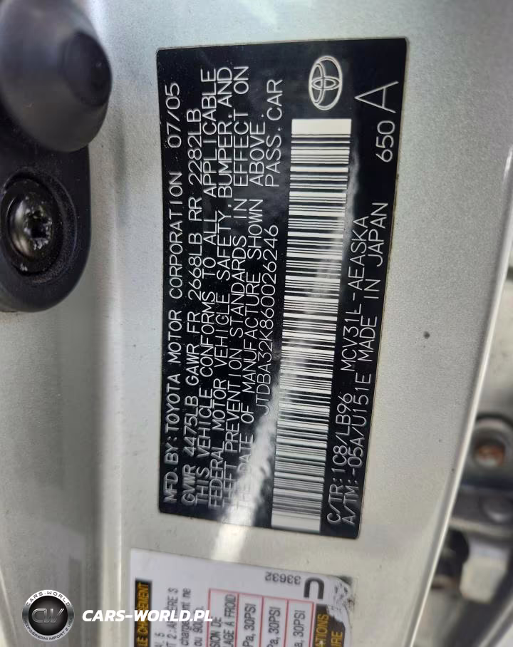 2006 Toyota Camry Se VIN:JTDBA32K860026246 - 12