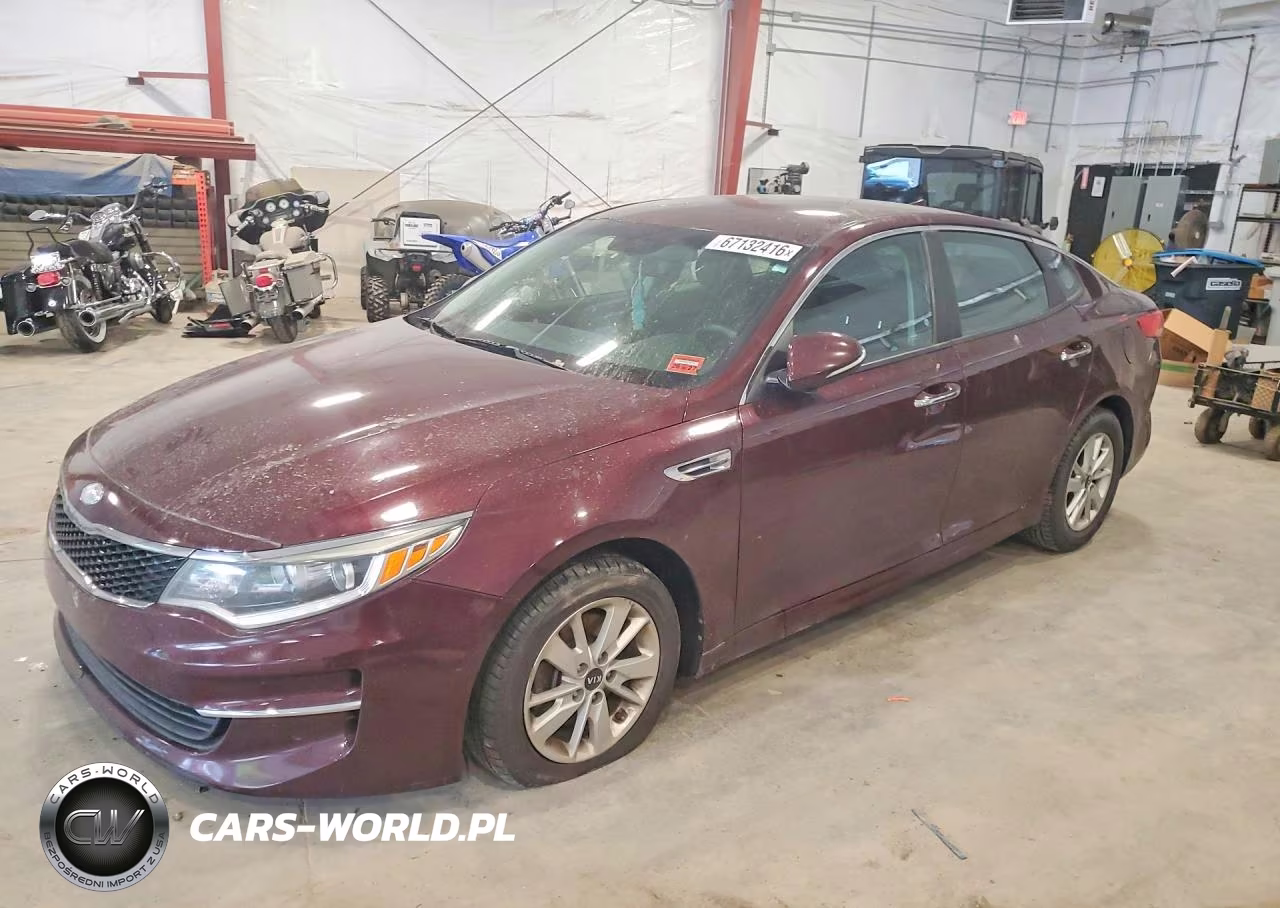 2018 Kia Optima Lx VIN:5XXGT4L33JG230425 - 1