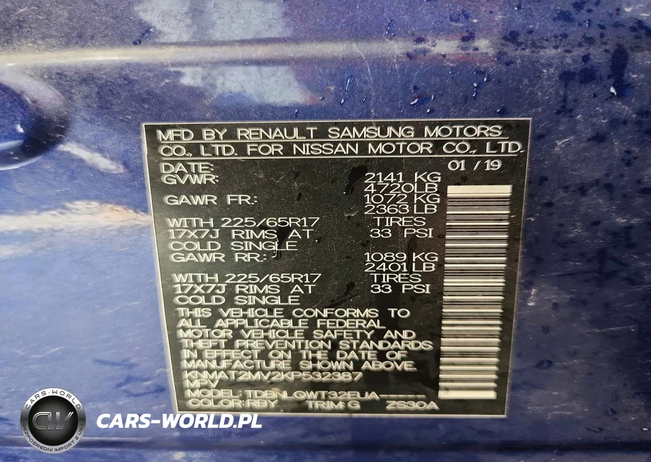 2019 Nissan Rogue Sv VIN:KNMAT2MV2KP532387 - 12