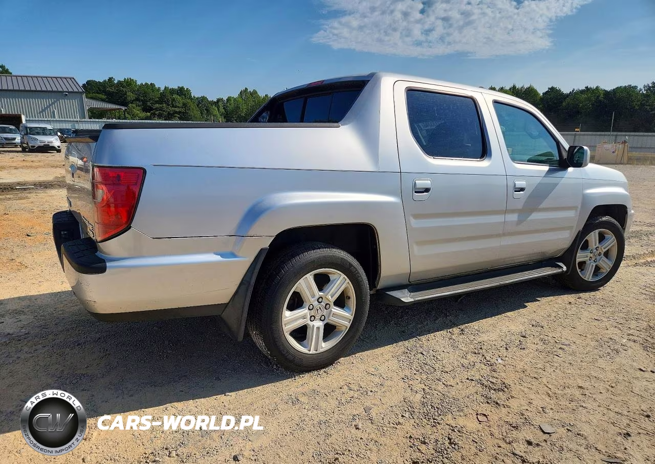 2010 Honda Ridgeline Rtl VIN:5FPYK1F57AB011657 - 3