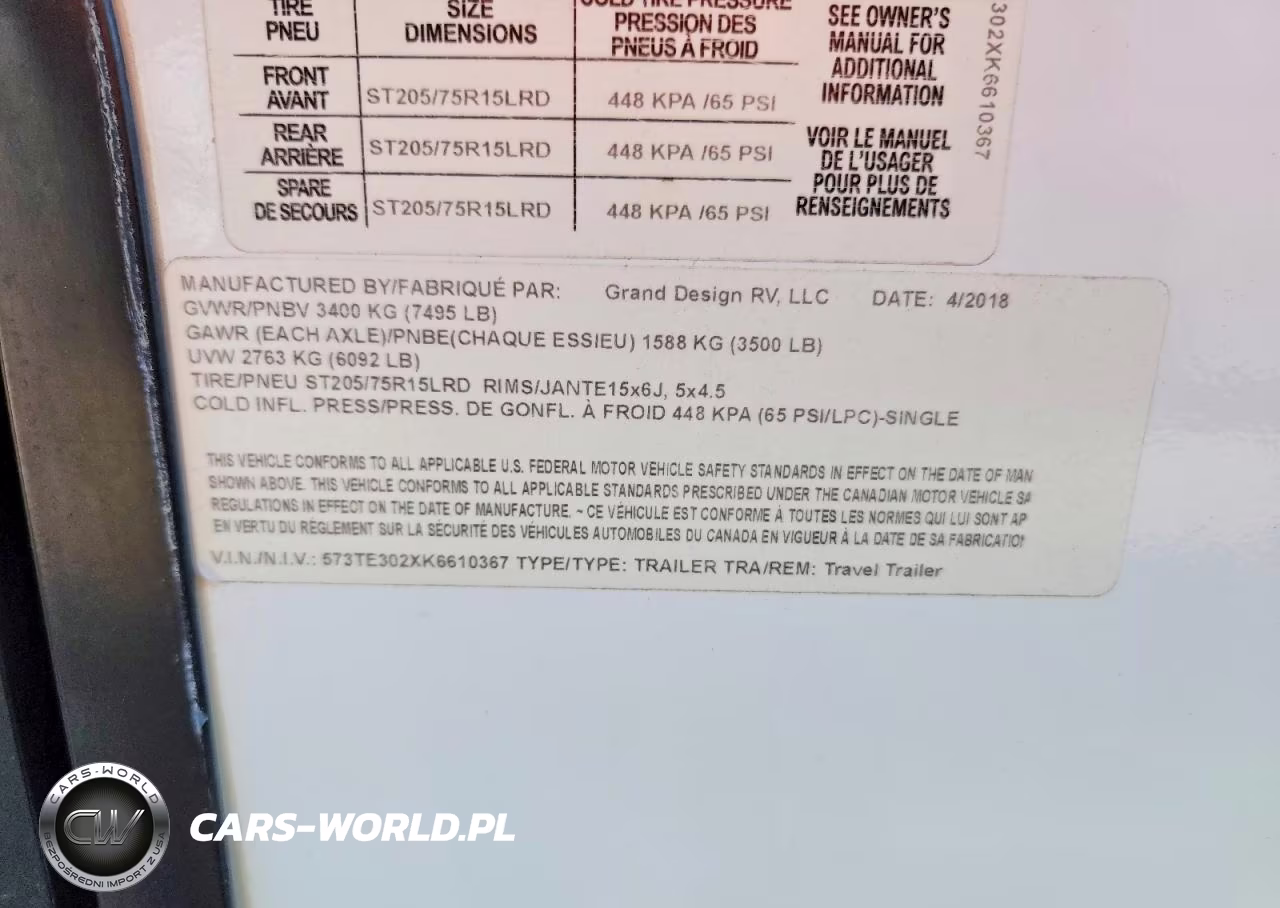 2019 Gran 2600 Rb VIN:573TE302XK6610367 - 10