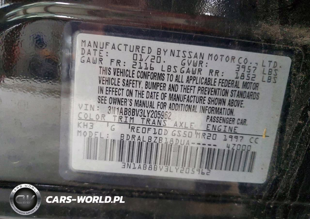 2020 Nissan Sentra S VIN:3N1AB8BV3LY205962 - 12