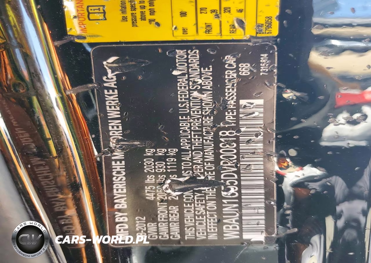 2013 BMW 128 I VIN:WBAUN1C55DVR00818 - 12