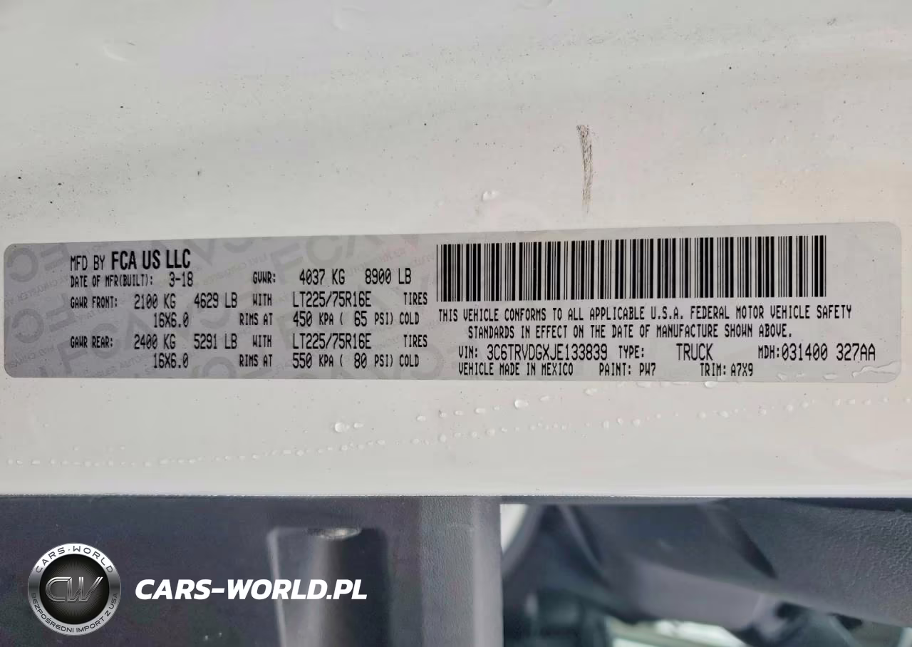 2018 Ram Promaster 2500 2500 High VIN:3C6TRVDGXJE133839 - 13