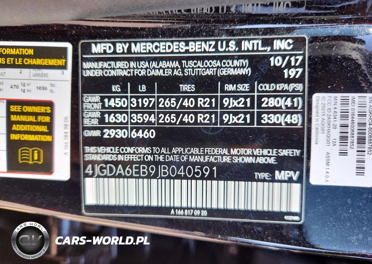 2018 Mercedes-Benz Gle 43 Amg VIN:4JGDA6EB9JB040591 - 13