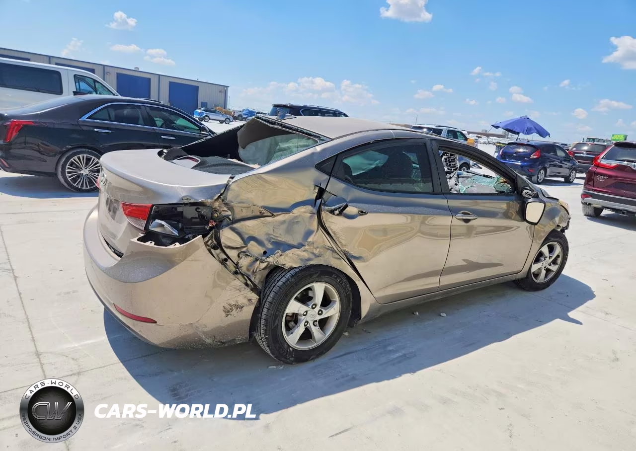 2014 Hyundai Elantra Se VIN:5NPDH4AE3EH518304 - 3