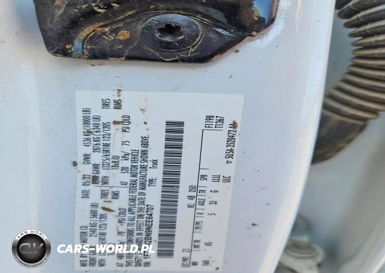 2022 Ford F250 Super Duty VIN:1FT7W2BN9NEE64707 - 12