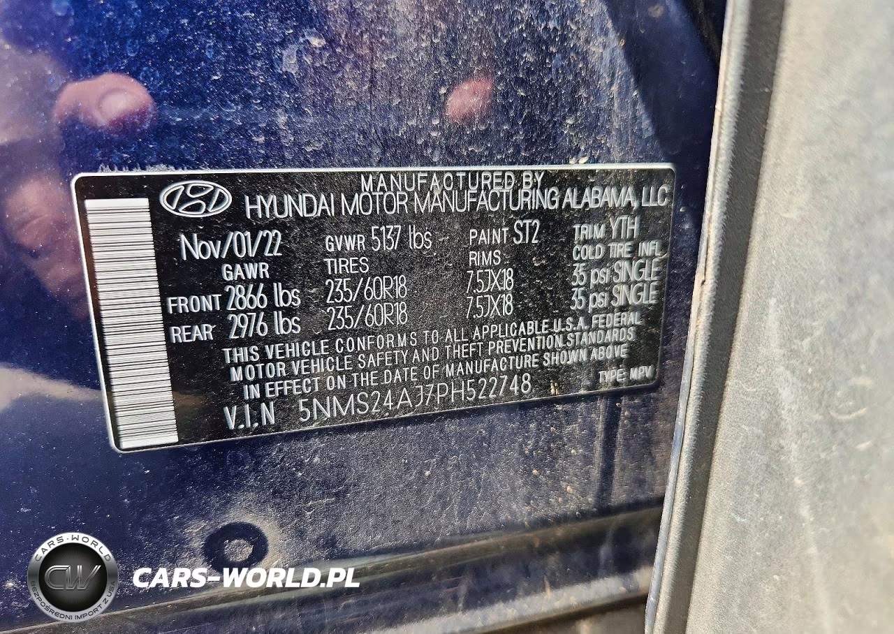 2023 Hyundai Santa Fe Sel VIN:5NMS24AJ7PH522748 - 13