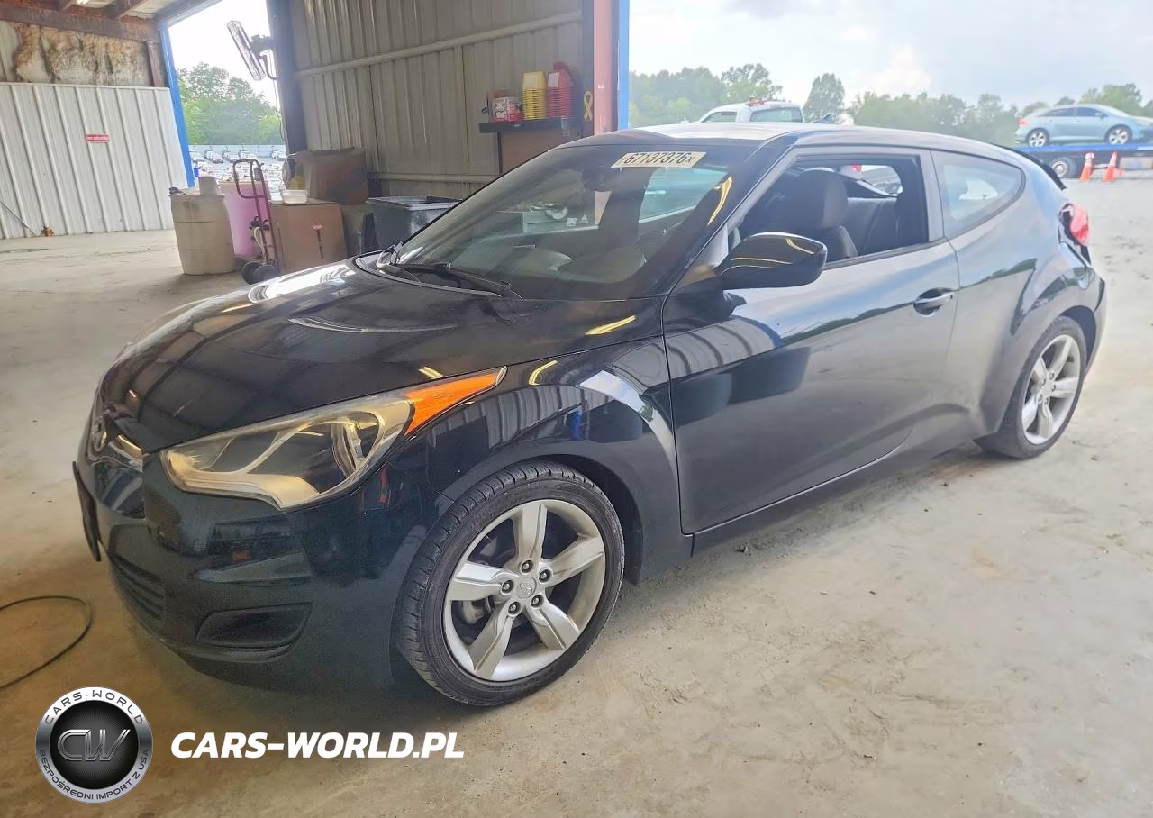2013 Hyundai Veloster Base VIN:KMHTC6AD8DU129316 - 1