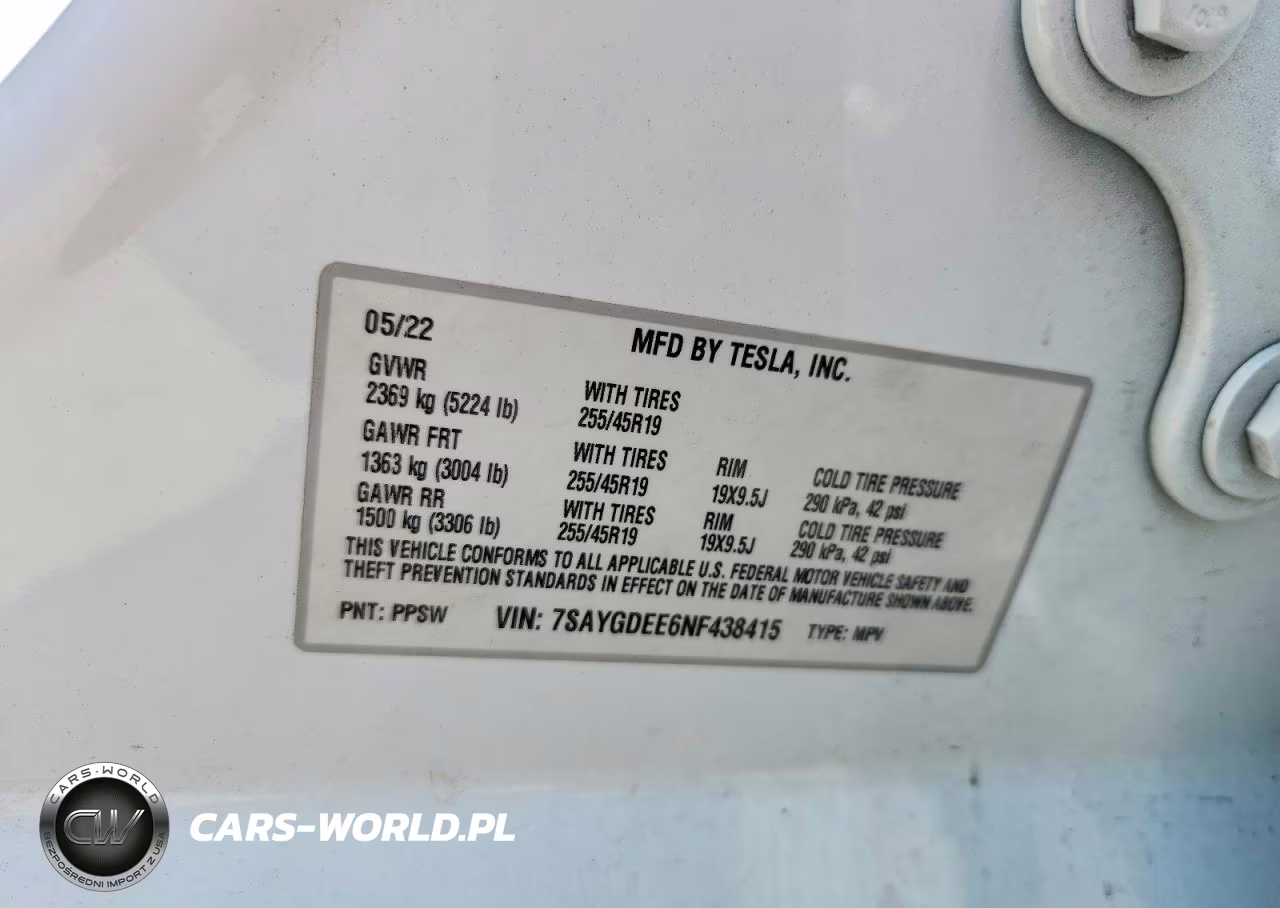 2022 Tesla Model Y VIN:7SAYGDEE6NF438415 - 13