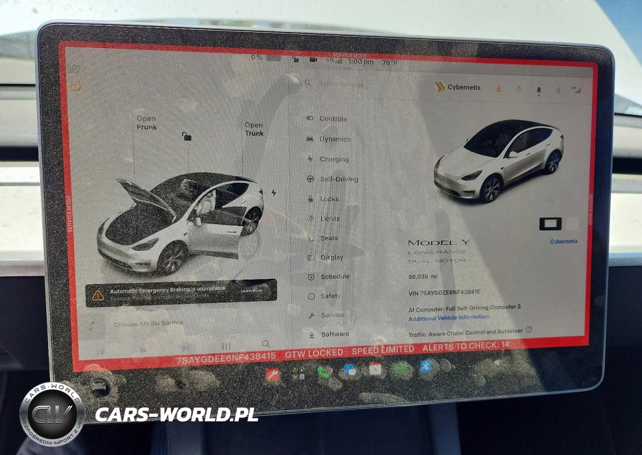 2022 Tesla Model Y VIN:7SAYGDEE6NF438415 - 9