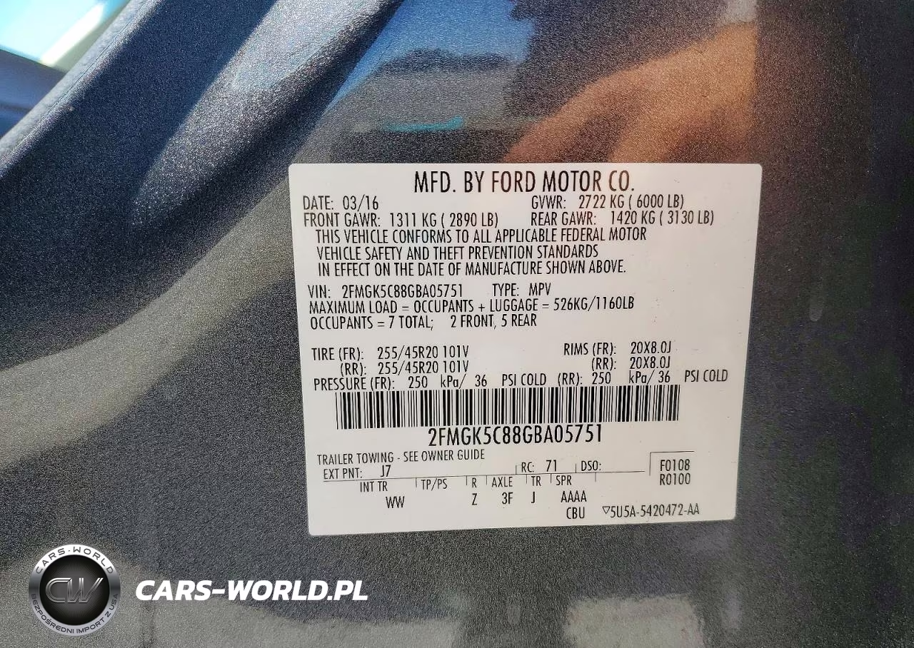 2016 Ford Flex Sel VIN:2FMGK5C88GBA05751 - 13