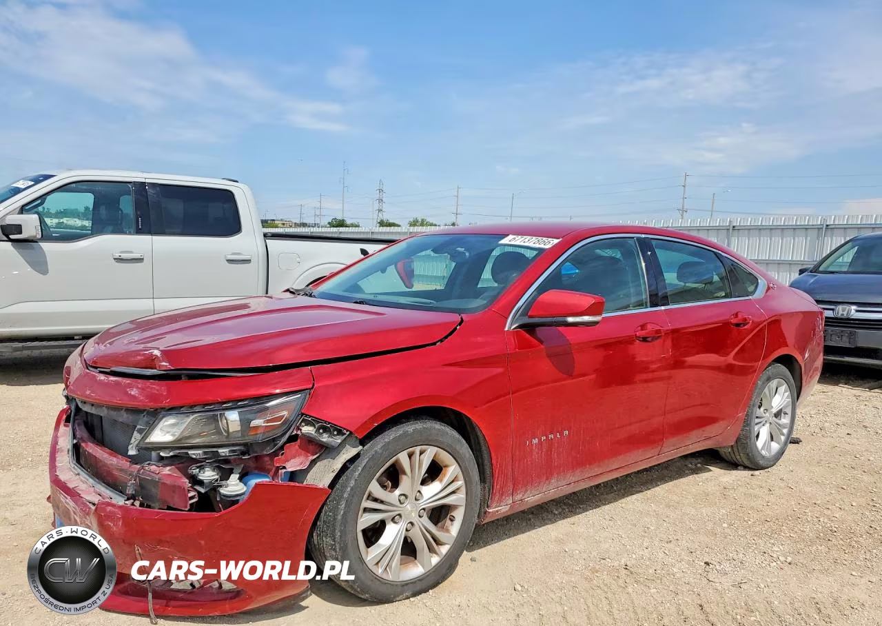 2014 Chevrolet Impala Lt VIN:1G1125S32EU170615 - 1