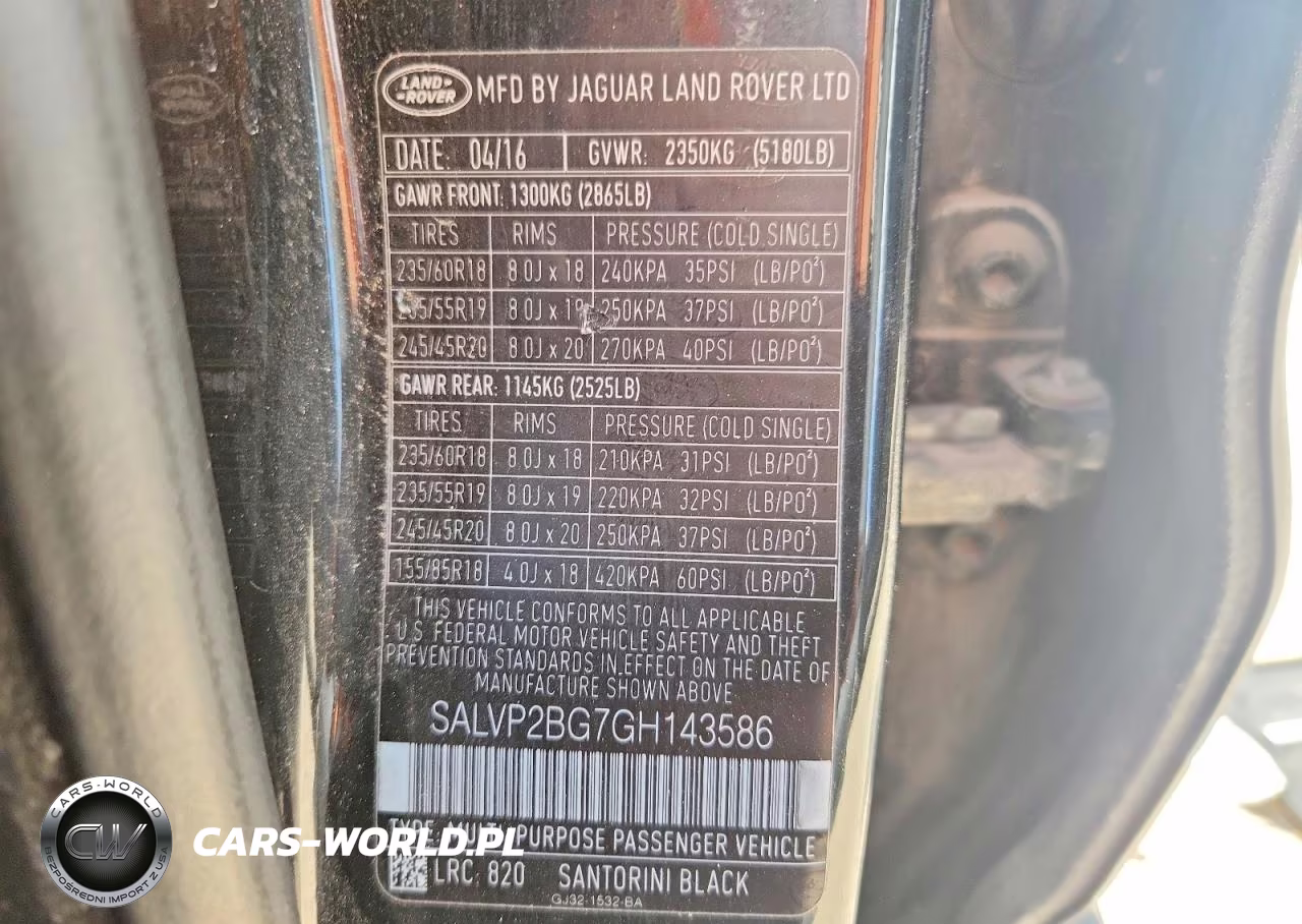 2016 Land Rover Range Rover Evoque Se VIN:SALVP2BG7GH143586 - 13