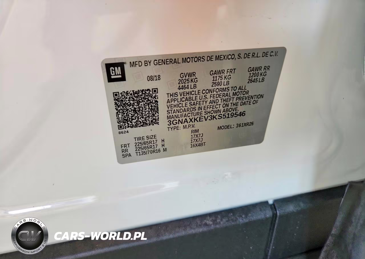 2019 Chevrolet Equinox Lt VIN:3GNAXKEV3KS519546 - 13
