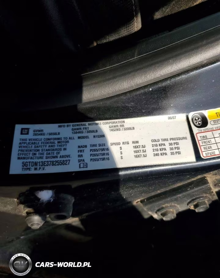 2007 Hummer H3 VIN:5GTDN13E378255827 - 13