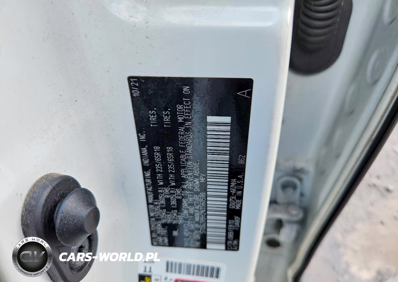 2022 Toyota Highlander Xle VIN:5TDGZRBH2NS560599 - 14