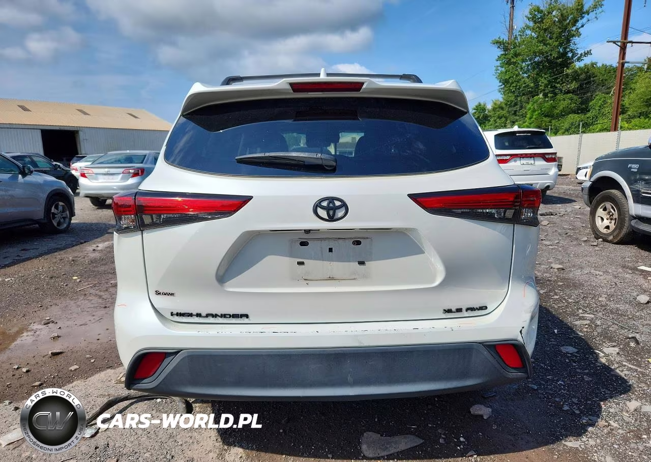 2022 Toyota Highlander Xle VIN:5TDGZRBH2NS560599 - 6