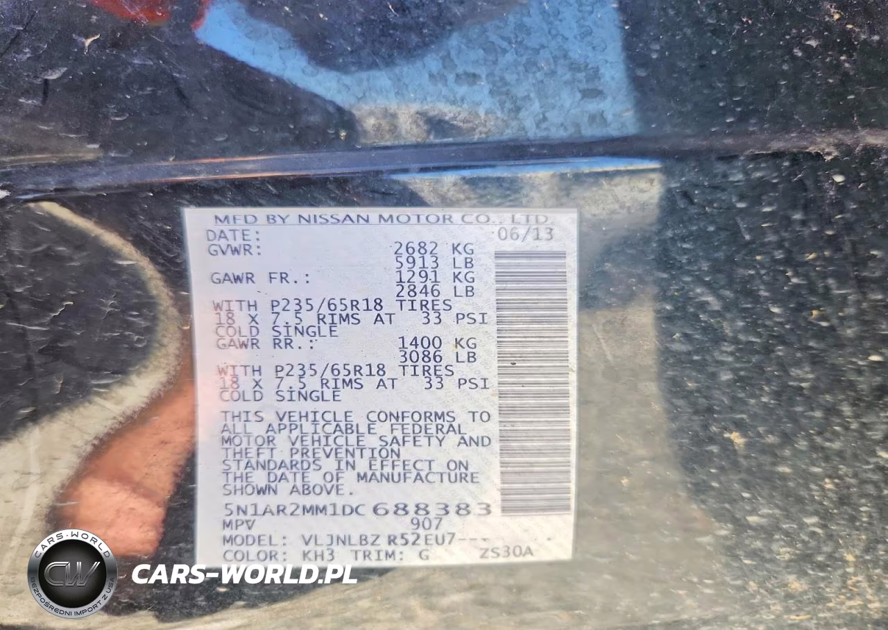 2013 Nissan Pathfinder S VIN:5N1AR2MM1DC688383 - 13