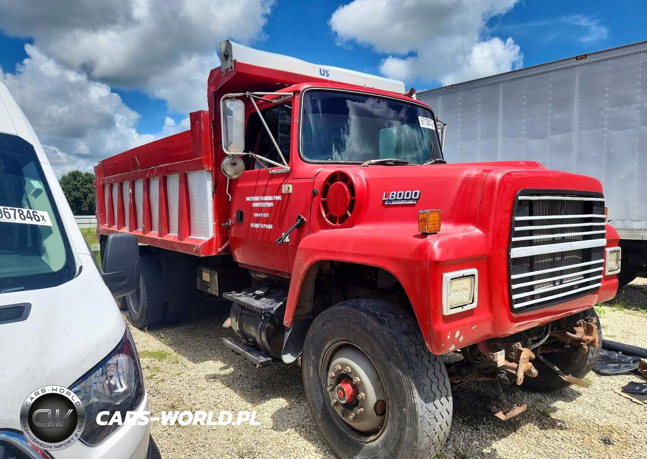 1994 Ford Lt8000 Dump Truck VIN:1FDZU82E9RVA47624 - 4